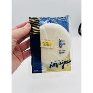 Vintage Mon Image Deluxe Makeup Puff Minimizes Shine New, Sealed